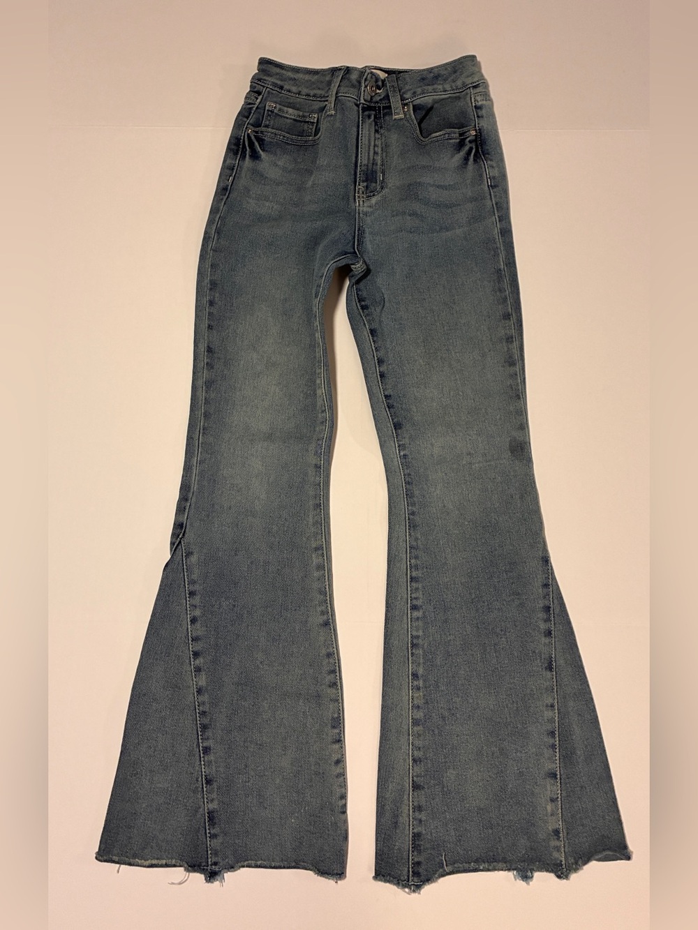 YMI High-Rise Flare Jeans - Washed Blue